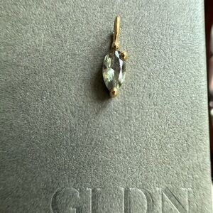 GLDN 10k solid gold leaflet charm